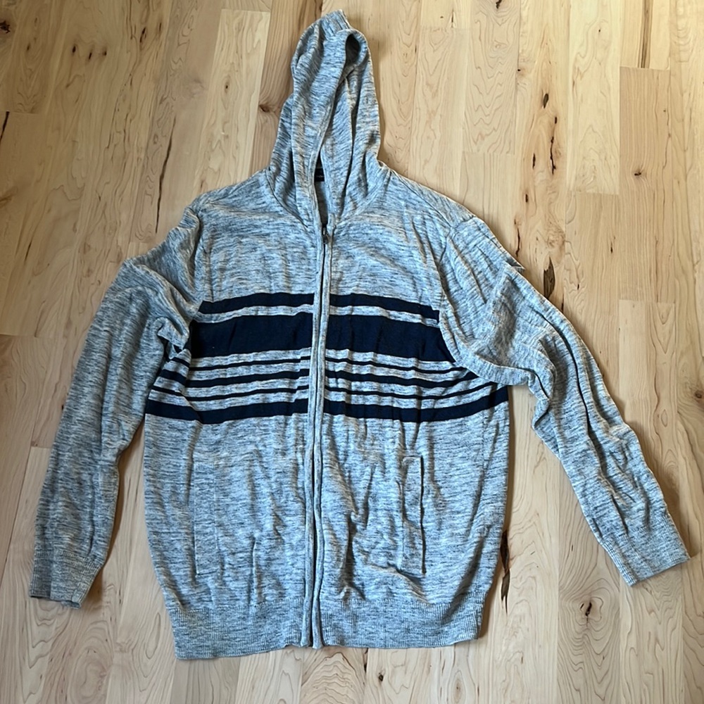 Large banana republic zip up sweater/sweatshirt